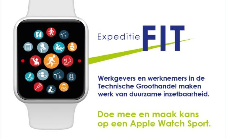 Doe mee aan Expeditie FIT en maak kans op een Apple Watch Sport!|Vereniging Werkgevers Technische Groothandel